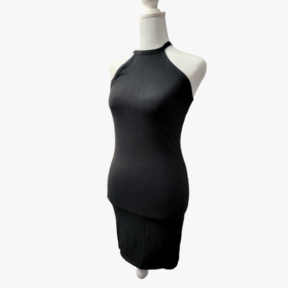 Heart & Hips Small Black Midi Bodycon Dress
